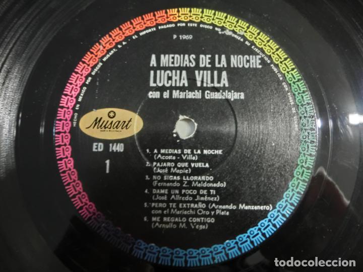 Discos de vinilo: Lucha Villa &ndash; A Medias De La Noche - Foto 3