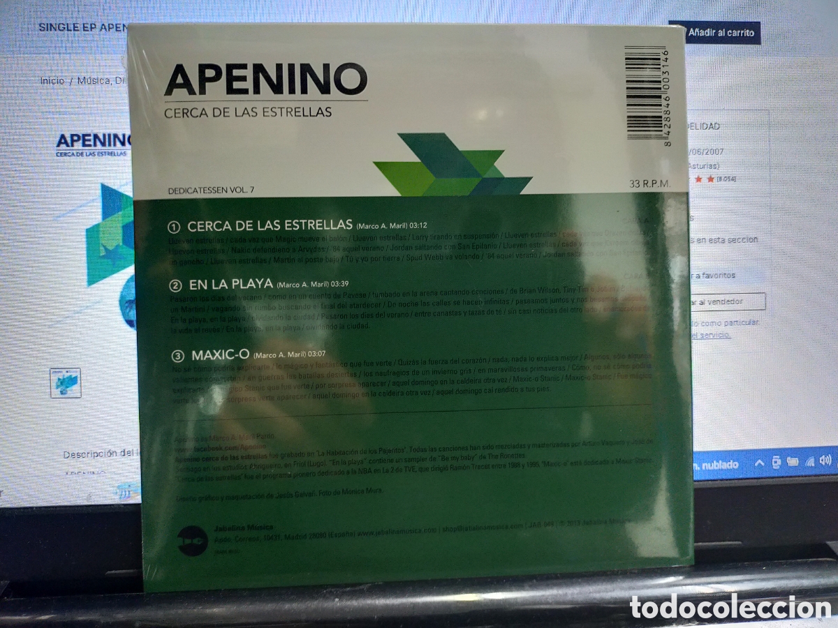 Discos de vinilo: Apenino ep cerca de las estrellas + 3 precintado 2013 - Foto 2