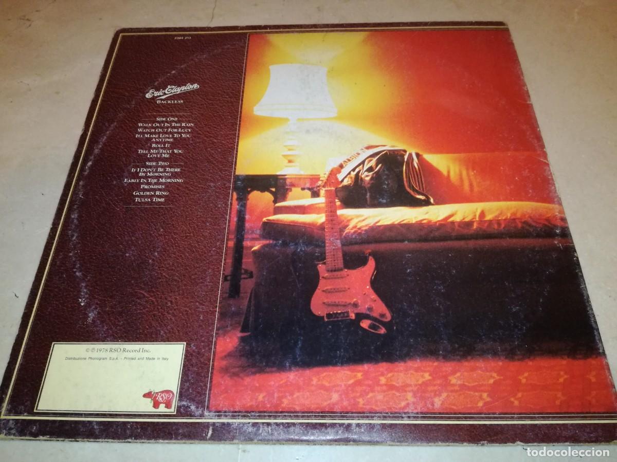 Discos de vinilo: ERIC CLAPTON-BACKLESS-GATEFOLD - Foto 2