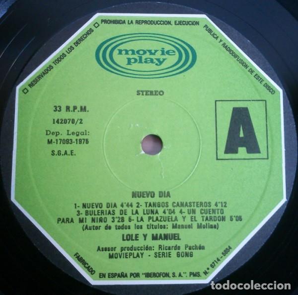 Discos de vinilo: Lole Y Manuel &ndash; Nuevo Dia - Foto 2