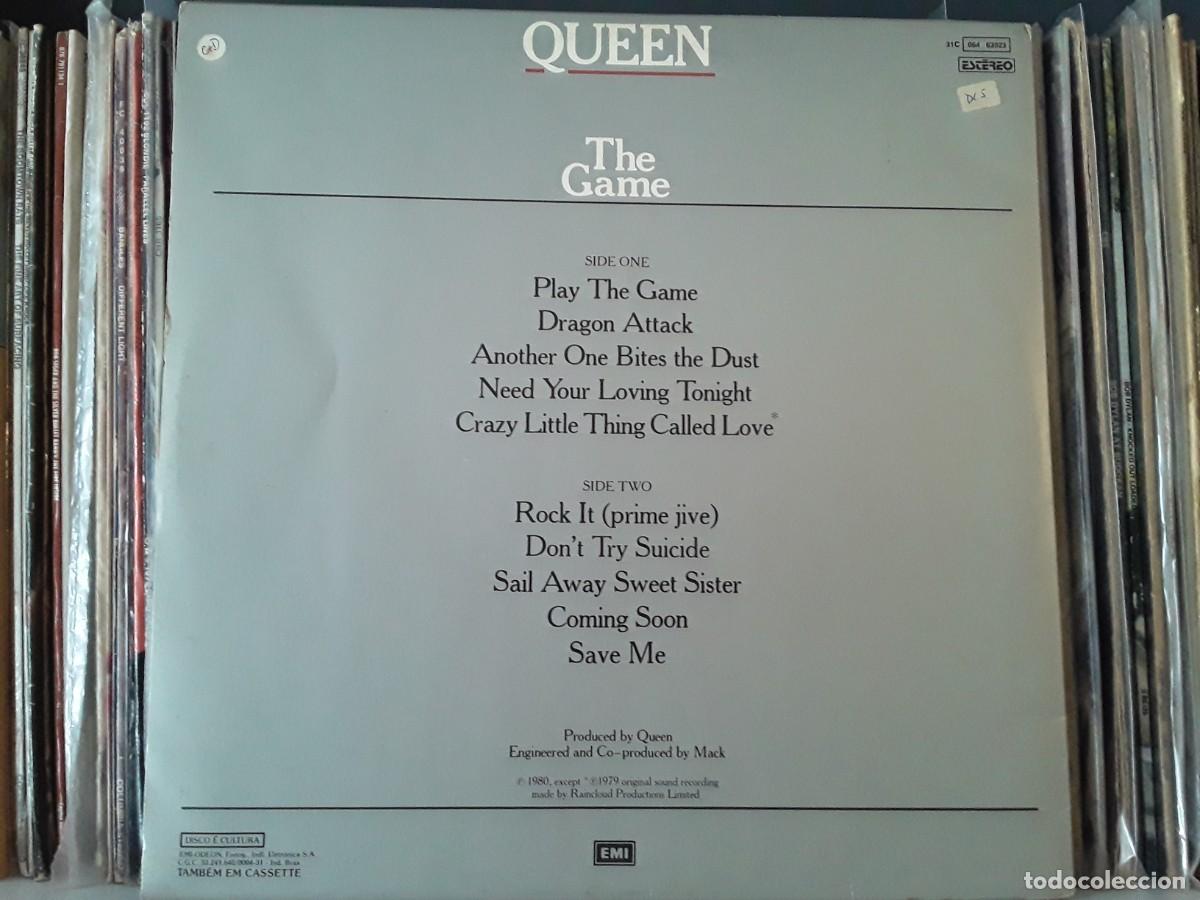 Discos de vinilo: Queen &lrm;&ndash; The Game - lp edic. brasil - Foto 2