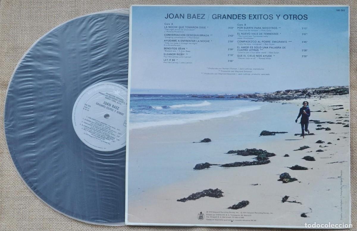 Discos de vinilo: JOAN BAEZ / GRANDES EXITOS Y OTROS LP Vinilo 1983 - Foto 2