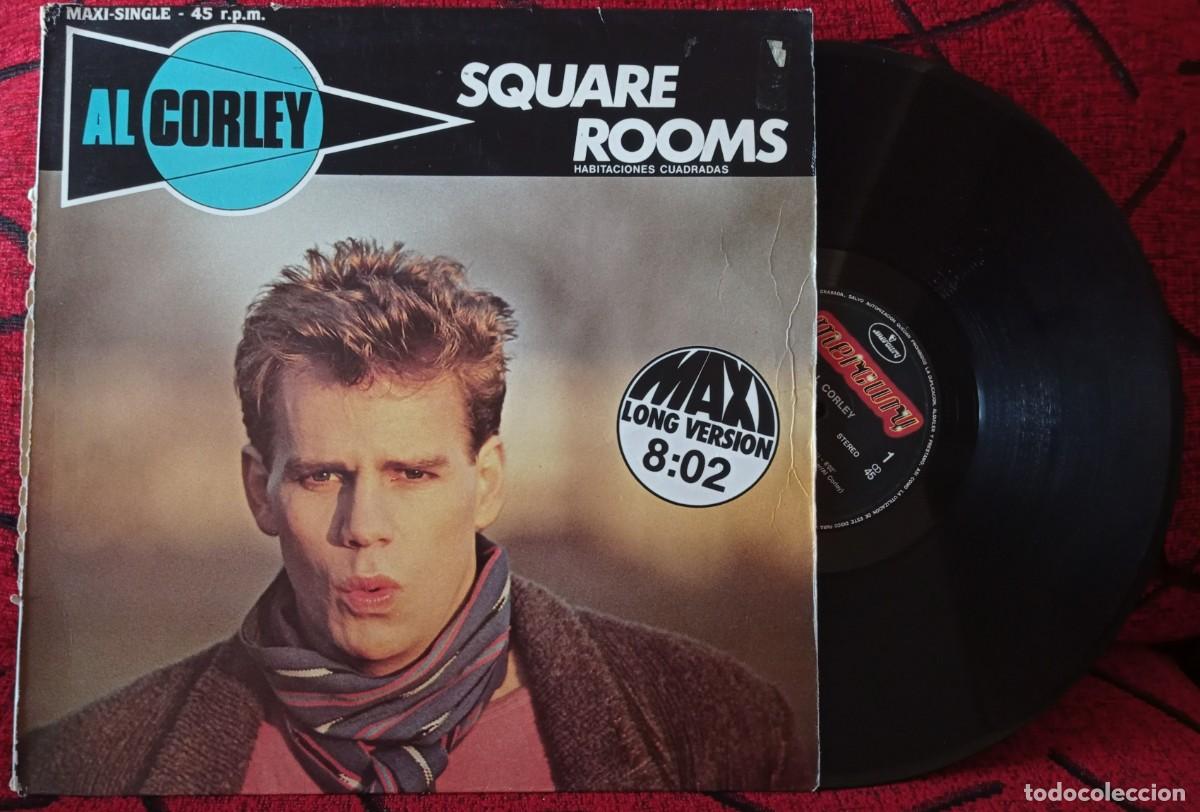 Discos de vinilo: AL CORLEY ** Square Rooms (Long Version) ** MAXI SINGLE VINILO 1984 - Foto 1