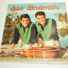Discos de vinilo: SINGLE DÚO DINÁMICO. BAILANDO TWIST. PERDÓNAME. ME GUSTA. DIME. EMI 1962 SPAIN (BUEN ESTADO)