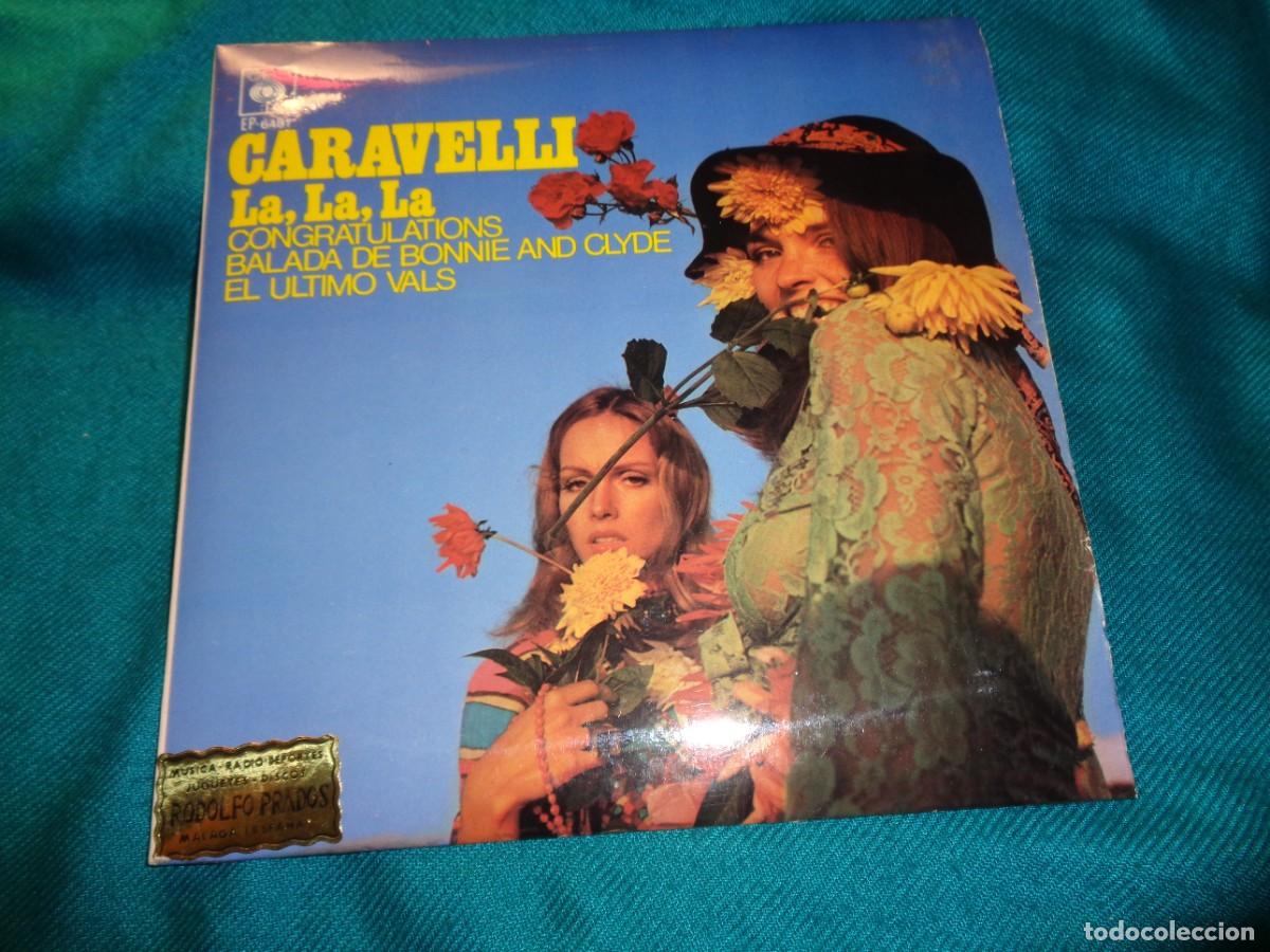 Discos de vinilo: CARAVELLI. LA, LA, LA + 3. EP. CBS, 1968. IMPECABLE (#) - Foto 1