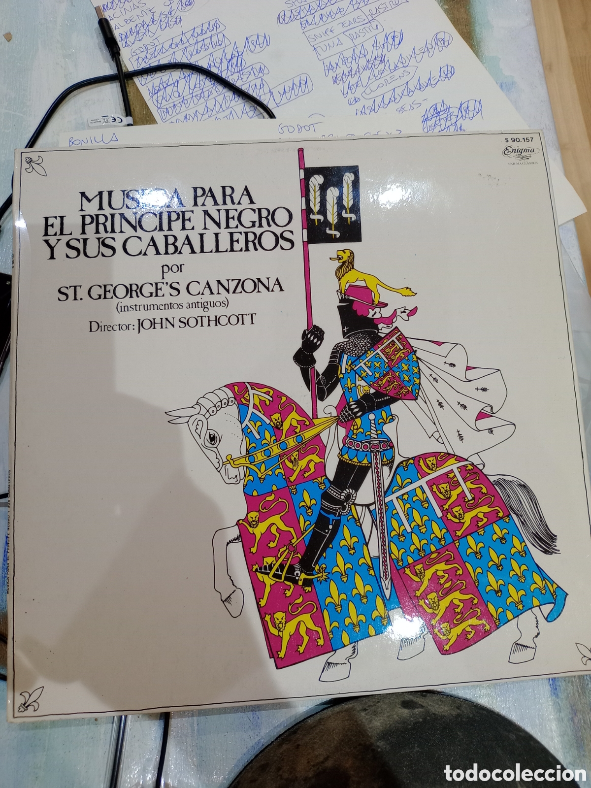 Discos de vinil: George Canzona, Sothcott &ndash; Musica Para Principe Negro Y Sus Caballeros - LP HISPAVOX 1979 - MEDIEVAL