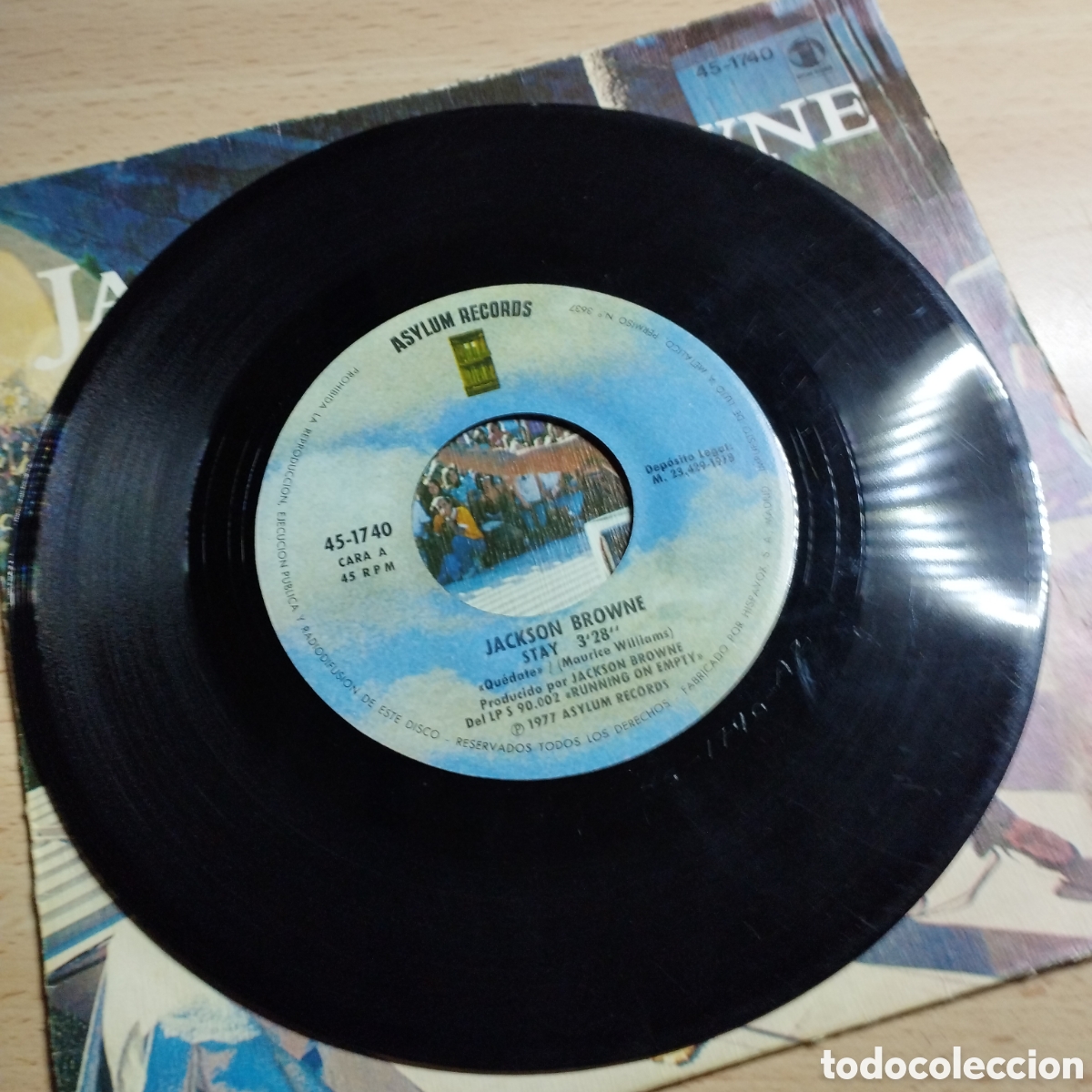 Discos de vinilo: Single 7&rdquo; Jackson Browne 1978 stay + Rosie. - Foto 4