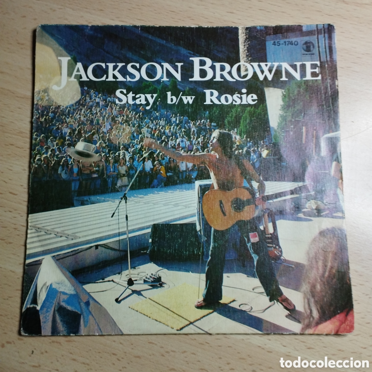 Discos de vinilo: Single 7&rdquo; Jackson Browne 1978 stay + Rosie. - Foto 1