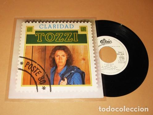 Discos de vinilo: UMBERTO TOZZI - VEN CLARIDAD - PROMO SINGLE (CANTADO EN ESPA&Ntilde;OL) - 1980