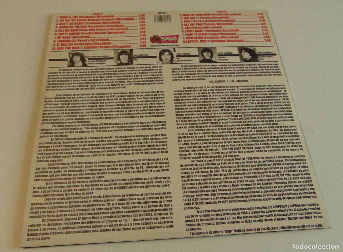 Discos de vinilo: LOS MOCKERS - COMPLETE RECORDINGS - LP - Foto 3