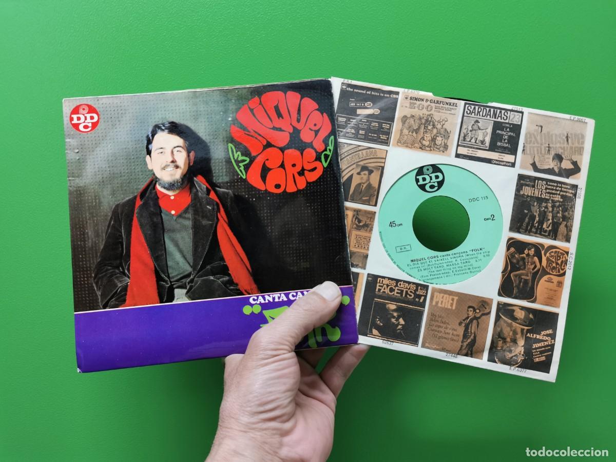 Discos de vinilo: MIQUEL CORS - CANTA CAN&Ccedil;ONS FOLK - Foto 1