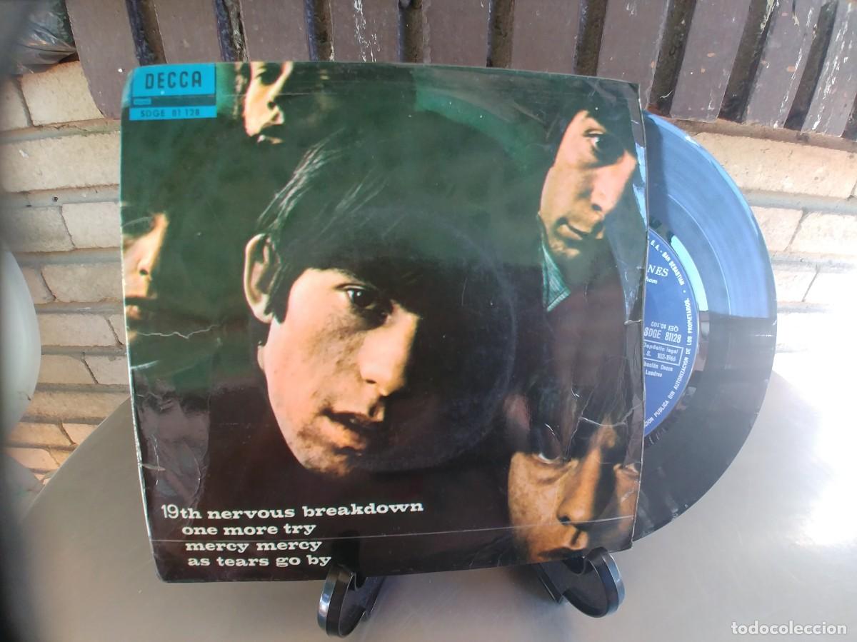 Discos de vinilo: THE ROLLING STONES-EP 19 TH NERVOUS BREAKDOWN +3 - Foto 1
