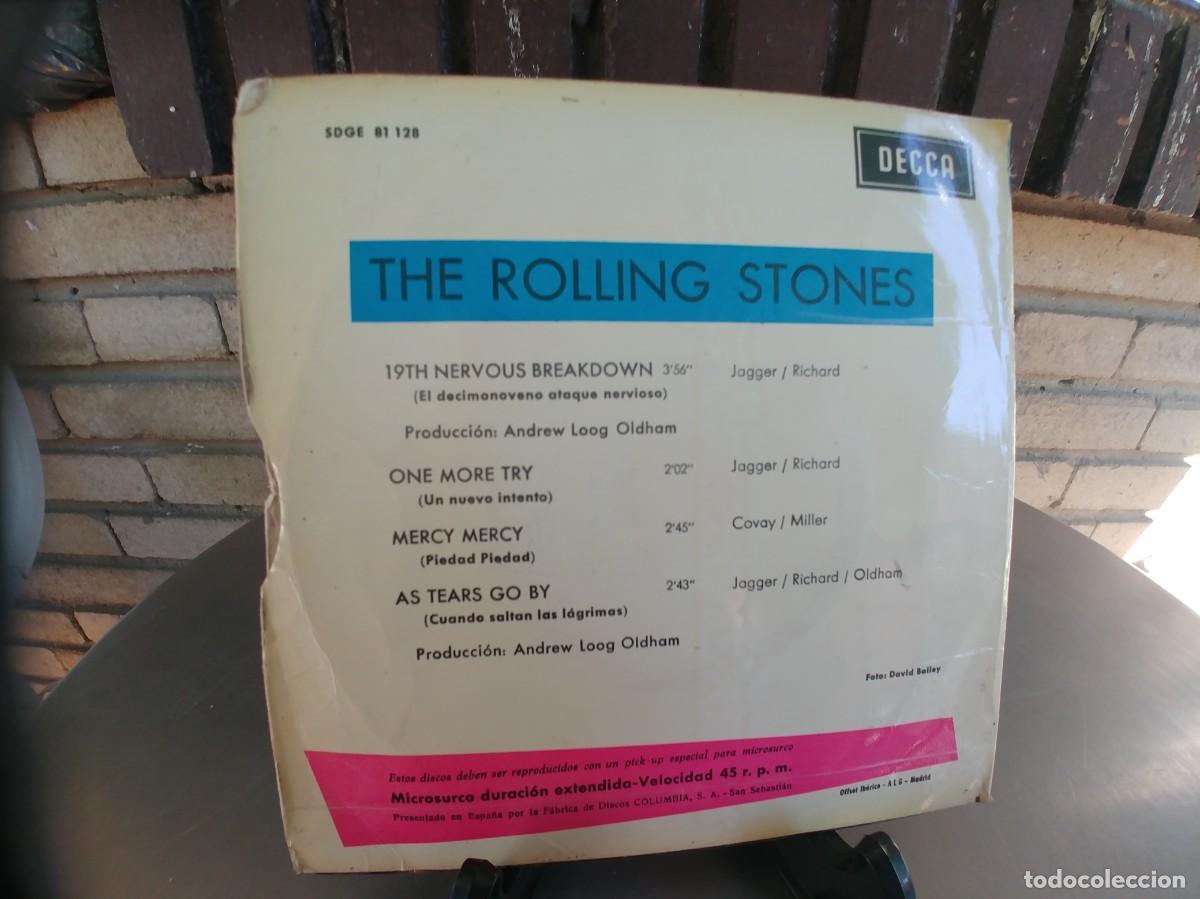 Discos de vinilo: THE ROLLING STONES-EP 19 TH NERVOUS BREAKDOWN +3 - Foto 2