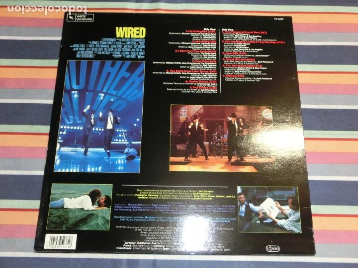 Discos de vinilo: BASIL POLEDORIUS - WIRED (BANDA SONORA OFICIAL) - Foto 2
