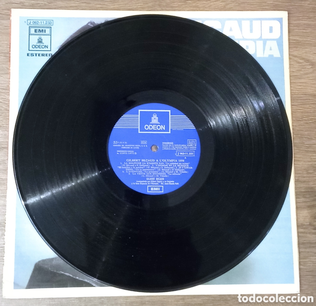 Discos de vinilo: Becaud.Olympia 70. LP EMI ODEON - Foto 4