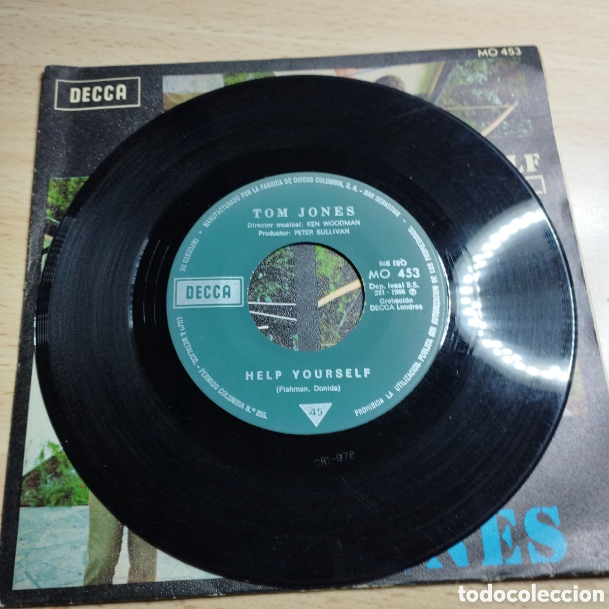 Discos de vinilo: Single 7&rdquo; Tom Jones 1968 Help Yourself + day by day. - Foto 4