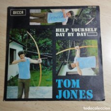 Discos de vinilo: SINGLE 7” TOM JONES 1968 HELP YOURSELF + DAY BY DAY.