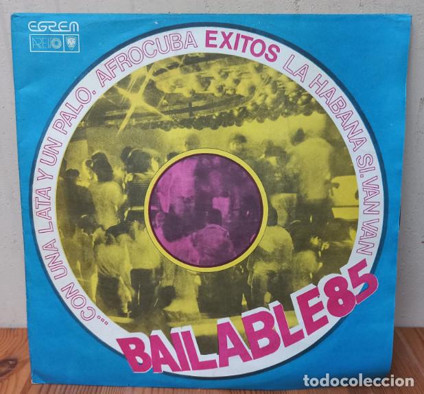 Vinyl records: BAILABLE 85 EGREM CUBA, DISCO DE VINILO LP
