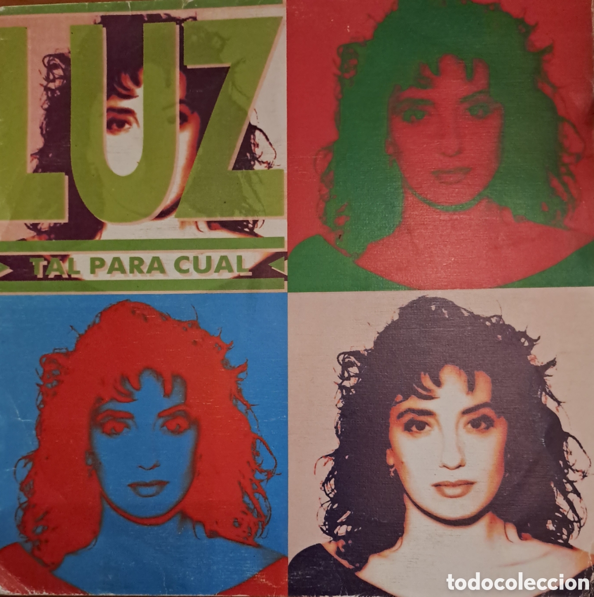 Discos de vinilo: LUZ. TAL PARA CUAL. Solo funda!! - Foto 1