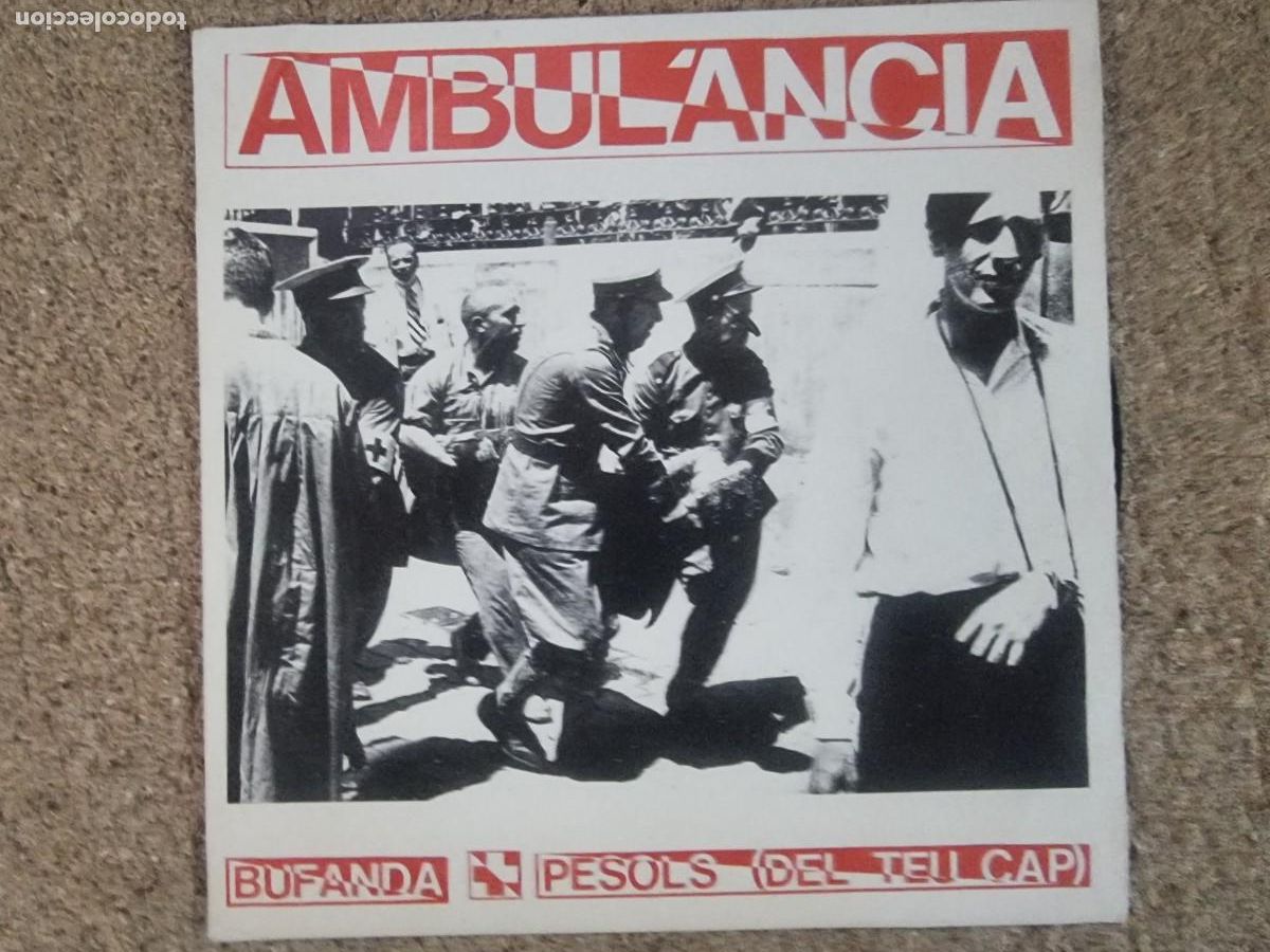 Discos de vinilo: Disco Single.Ambulancia.Bufanda - Foto 1