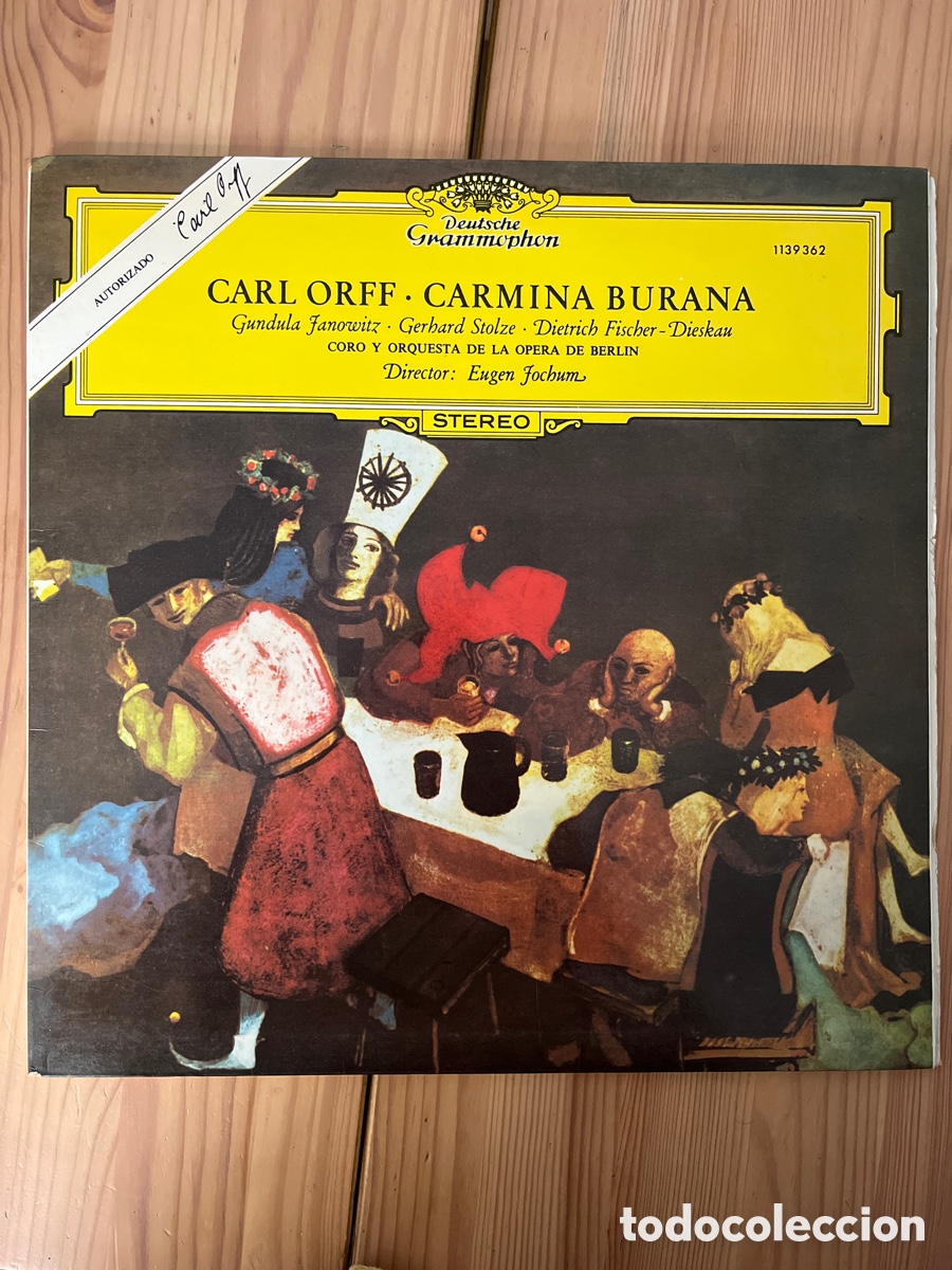 Discos de vinilo: Carl Orff. Carmina Burana. LP - Foto 1