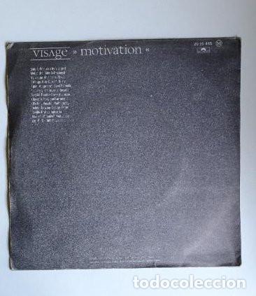 Discos de vinilo: VISAGE - THE DAMNED DONT CRY - SINGLE - Foto 2