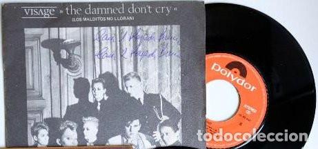 Discos de vinilo: VISAGE - THE DAMNED DONT CRY - SINGLE - Foto 1