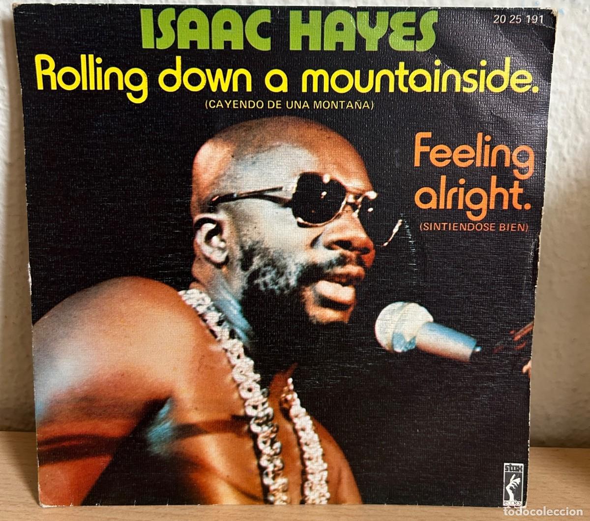 Discos de vinilo: Isaac Hayes &lrm;&ndash; Rolling Down A Mountainside. Estado. vg + / vg +. 1973 - Foto 1