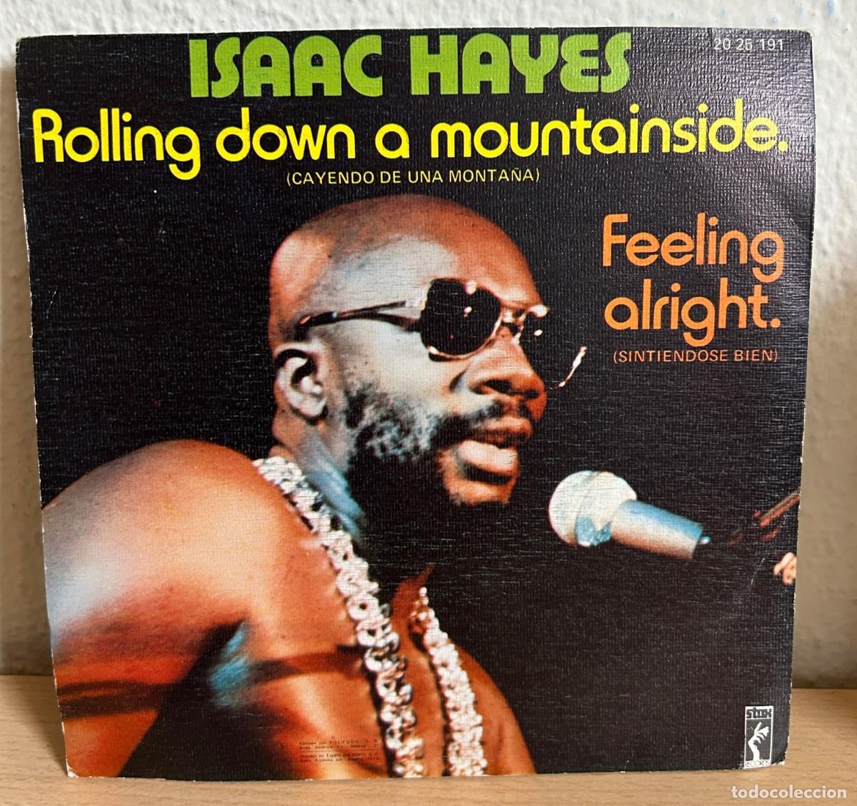 Discos de vinilo: Isaac Hayes &lrm;&ndash; Rolling Down A Mountainside. Estado. vg + / vg +. 1973 - Foto 2