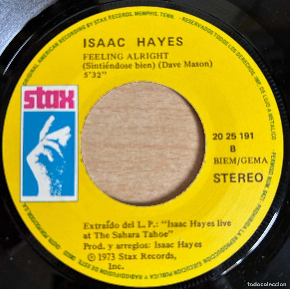 Discos de vinilo: Isaac Hayes &lrm;&ndash; Rolling Down A Mountainside. Estado. vg + / vg +. 1973 - Foto 3