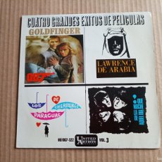 Discos de vinilo: CUATRO GRANDES EXITOS DE PELICULAS VOL 3 ( THE BEATLES ) EP 4 TEMAS 1965