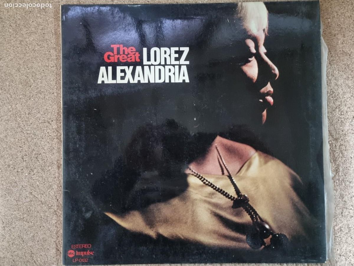 Disques de vinyle: Disco LP.The Great Lorez Alexandria