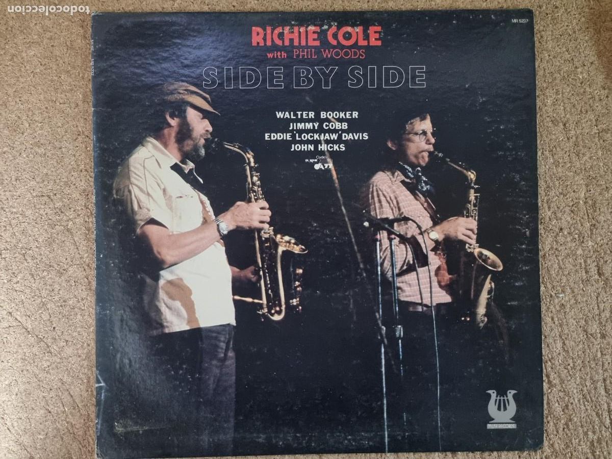 Discos de vinilo: Disco LP.Richie Cole with Phil Woods.Side by Side - Foto 1