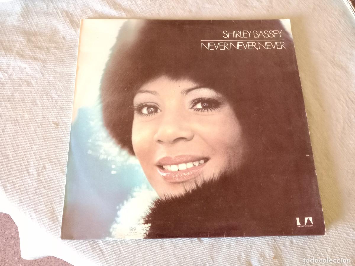 Discos de vinilo: SHIRLEY BASSEY / NEVER NEVER NEVER - Foto 1