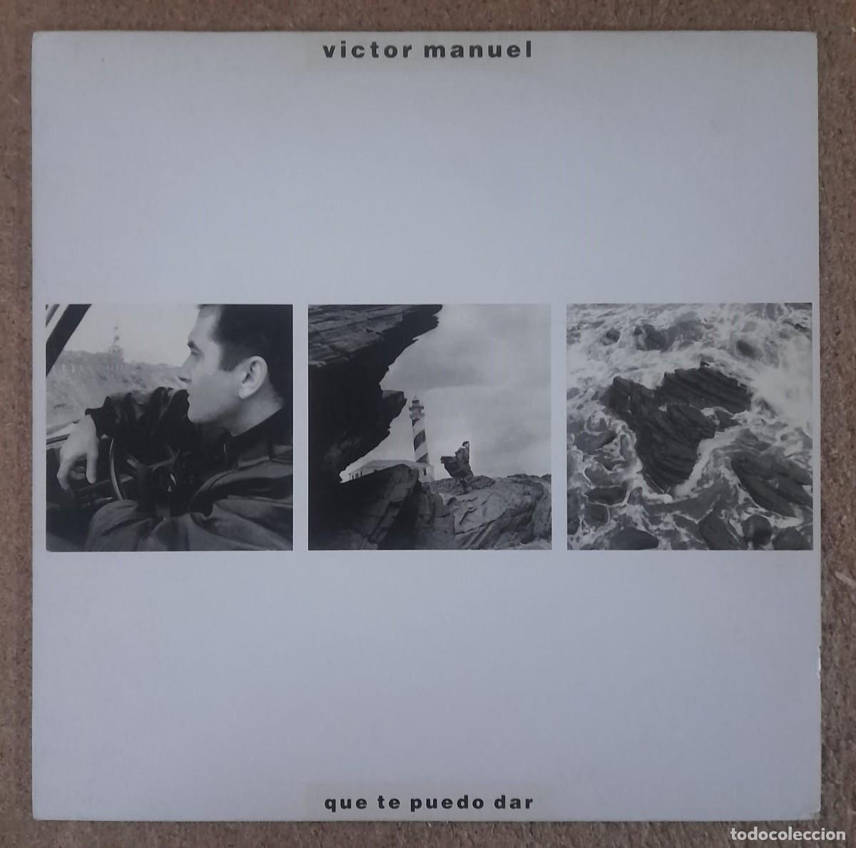 Discos de vinilo: Disco LP.Victor Manuel.Que Te Puedo Dar - Foto 1