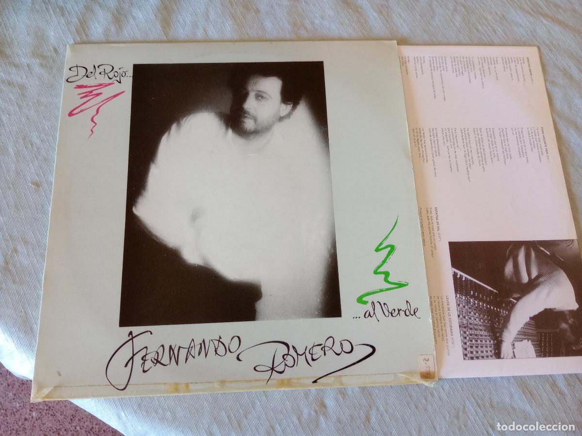 Discos de vinilo: FERNANDO ROMERO / DEL ROJO AL VERDE - Foto 1