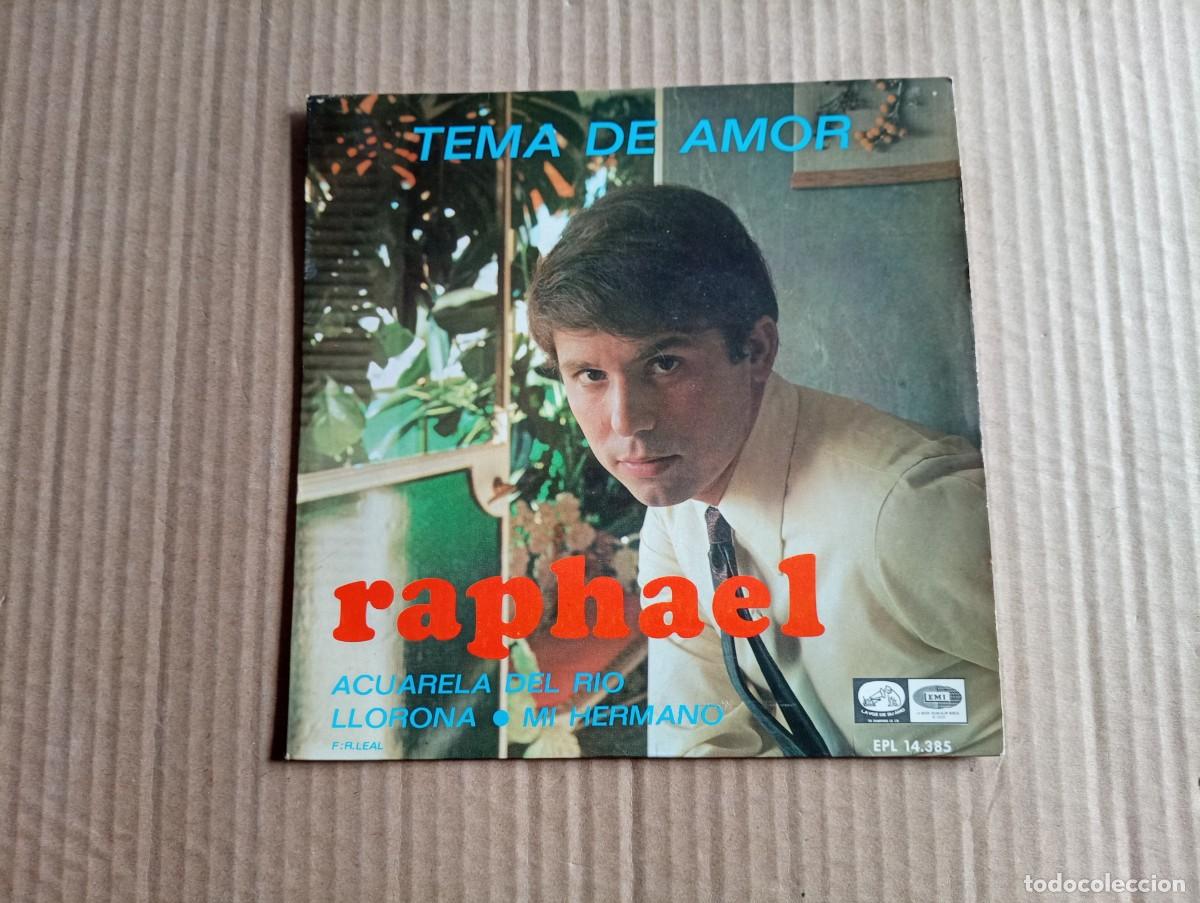 Discos de vinilo: RAPHAEL - TEMA DE AMOR EP 4 TEMAS 1967 - Foto 1