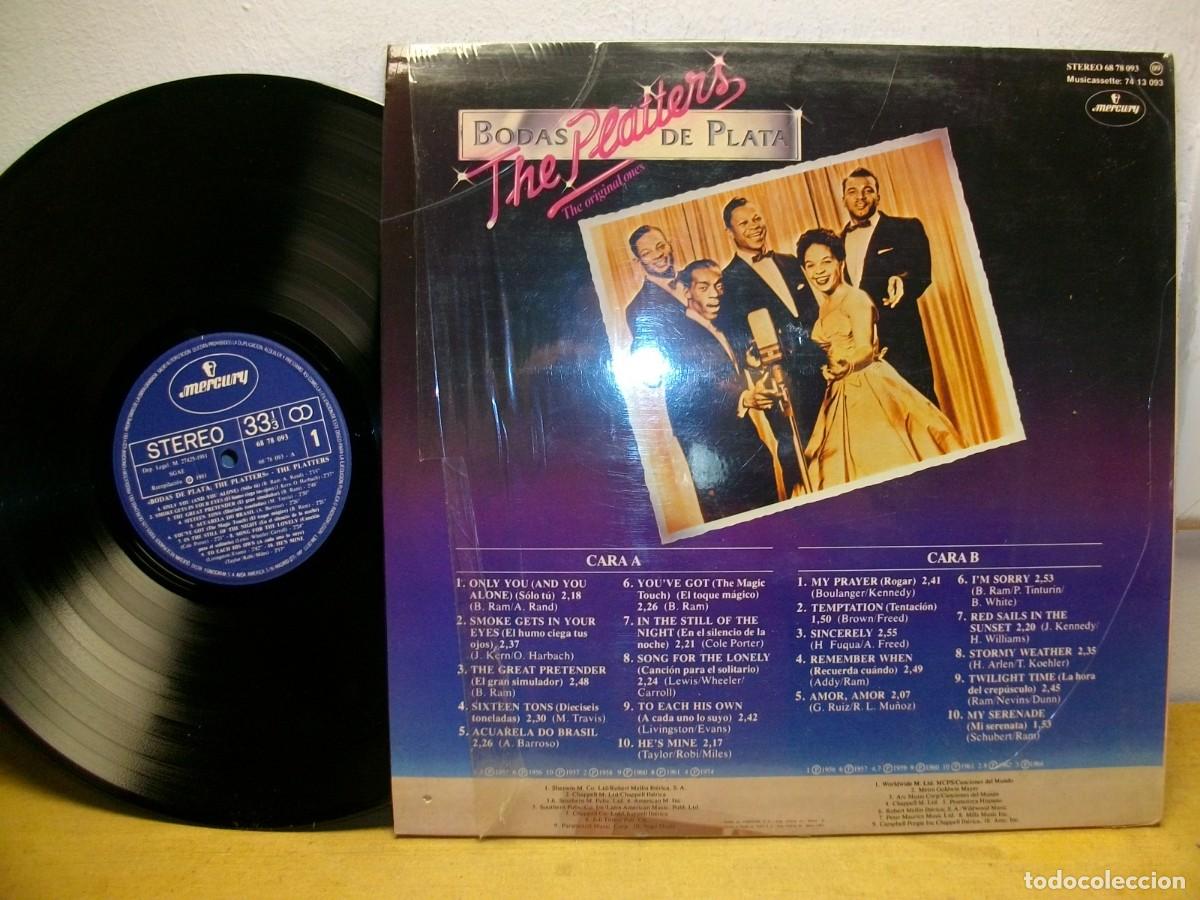 Discos de vinilo: The Platters &ndash; Bodas De Plata LP 1981 - Foto 2