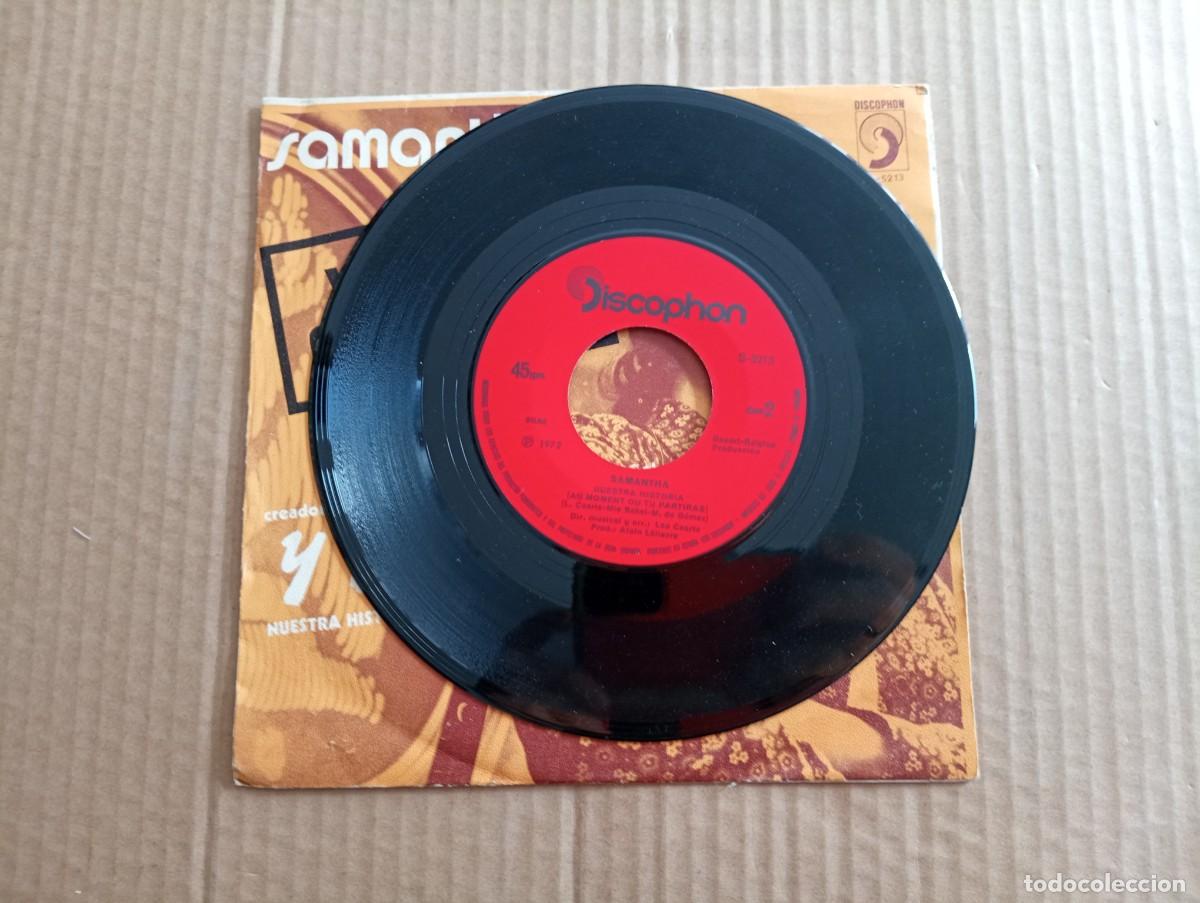 Discos de vinilo: SAMANTHA - Y VIVA ESPA&Ntilde;A SINGLE 1972 - Foto 2