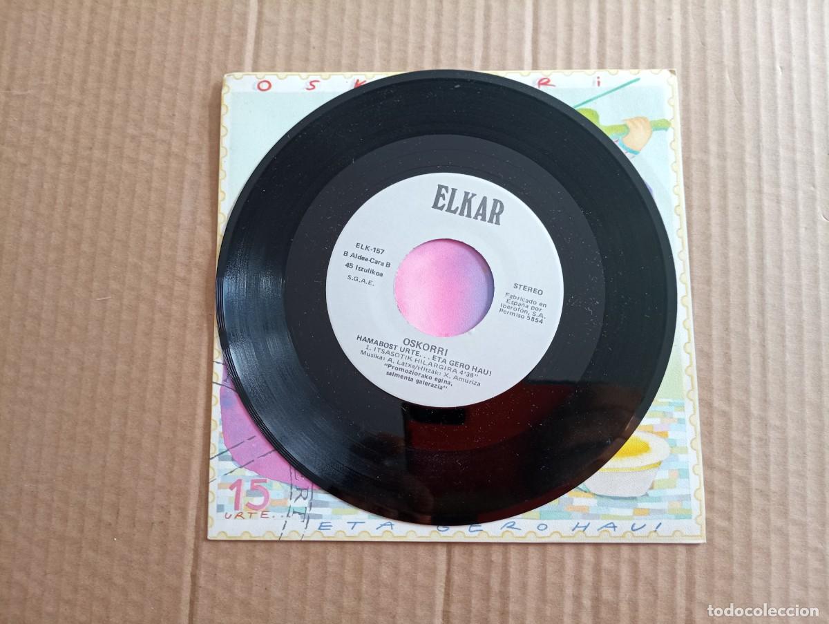 Discos de vinilo: OSKORRI - MOZKORRI SINGLE 1987 - Foto 2