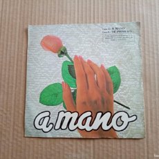 Discos de vinilo: GRUPO CANELA - A MANO SINGLE 1983