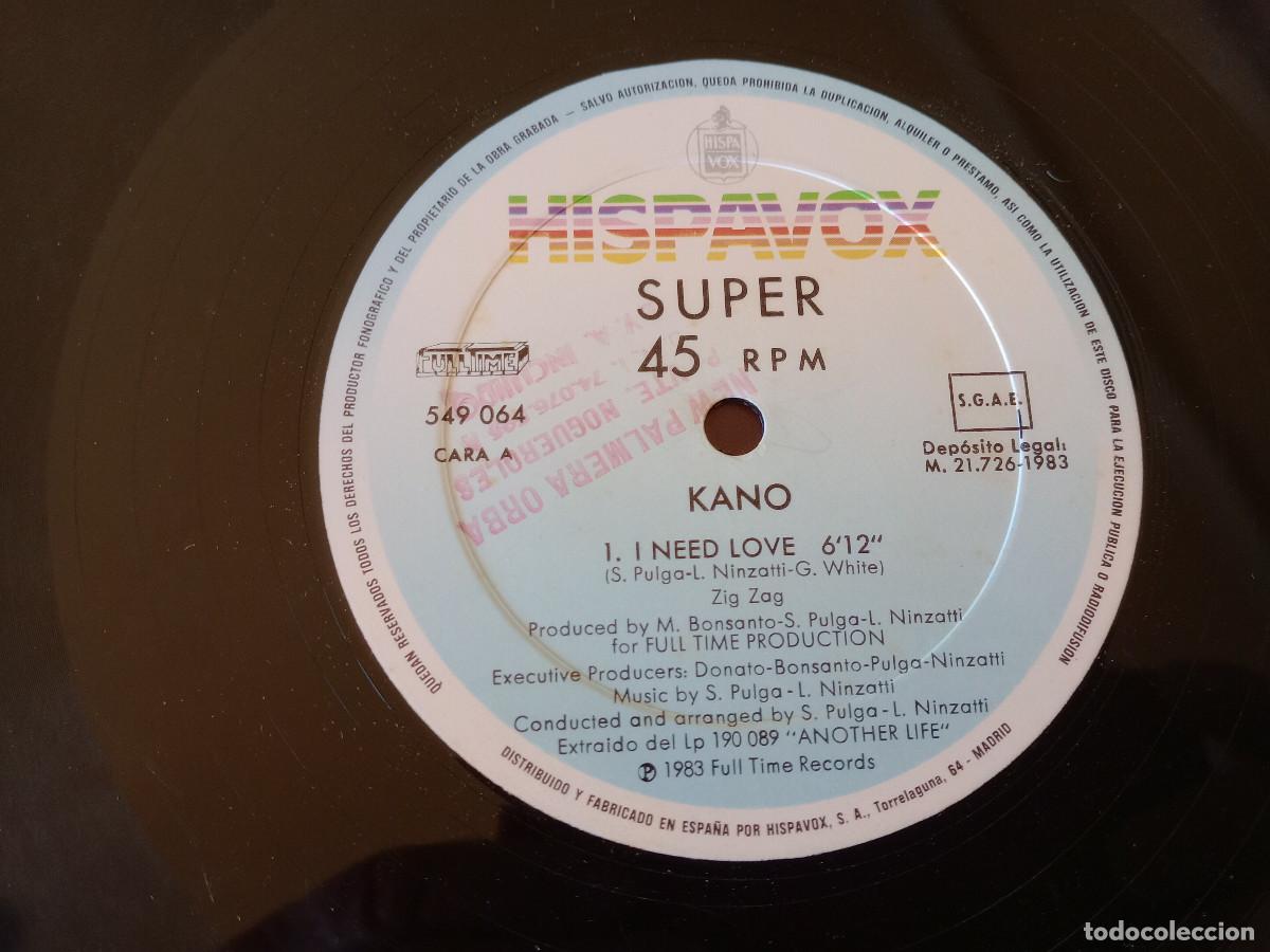 Discos de vinilo: KANO / I NEED LOVE MAXI 12 - Foto 2