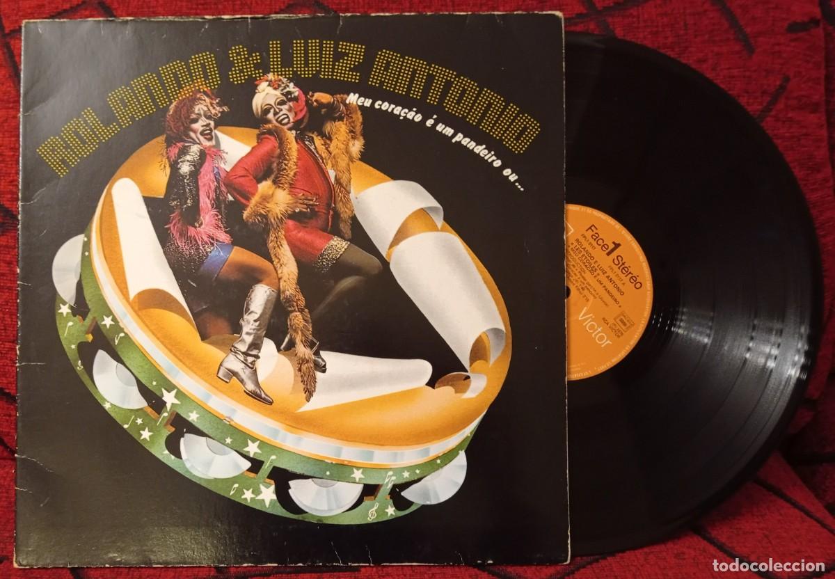 Discos de vinilo: ROLANDO & LUIZ ANTONIO ** Meu Cora&ccedil;&atilde;o &Eacute; Um Pandeiro Ou... ** VINILO LP FRANCIA 1976