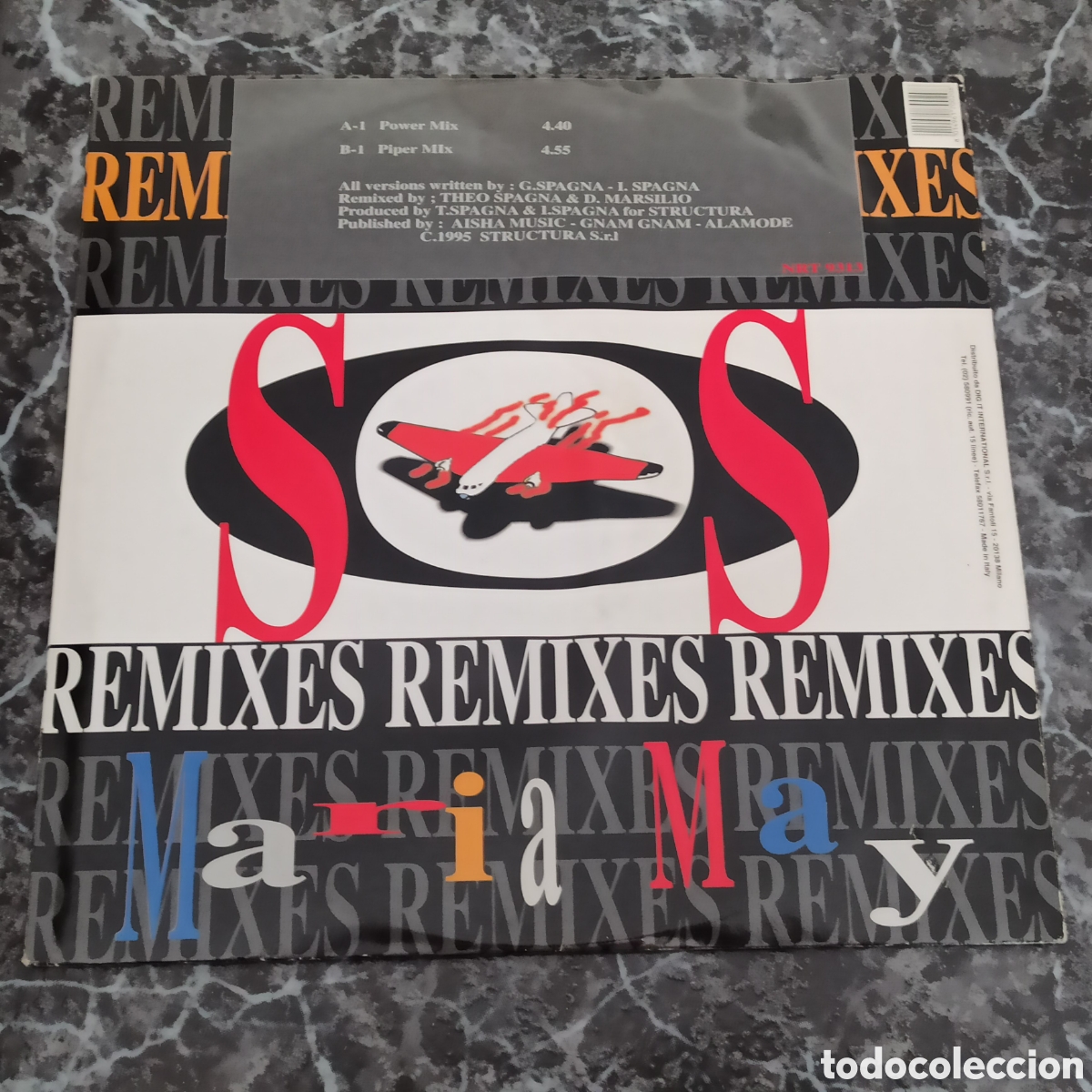 Discos de vinilo: Maria May - S.O.S. (Remixes) (12&rdquo;) - Foto 2