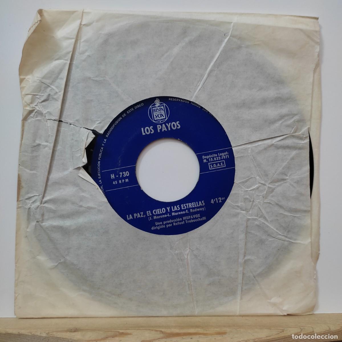 Discos de vinilo: Los Payos &lrm;&ndash; La Paz, El Cielo Y Las Estrellas / Los Anticuarios - Foto 1