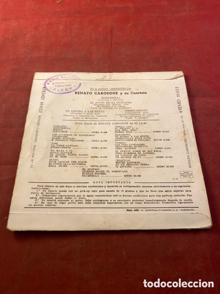Discos de vinilo: Renato Carosone - Foto 2