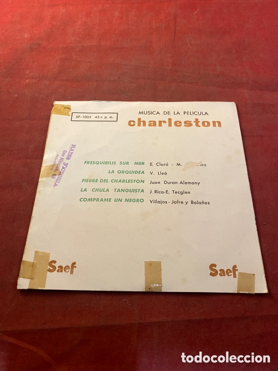 Discos de vinilo: M&Uacute;SICA DE LA PEL&Iacute;CULA CHARLESTONE - Foto 2