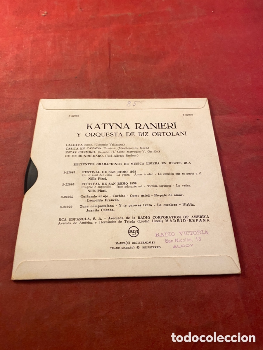 Discos de vinilo: KATYNA RANIERI - Foto 2