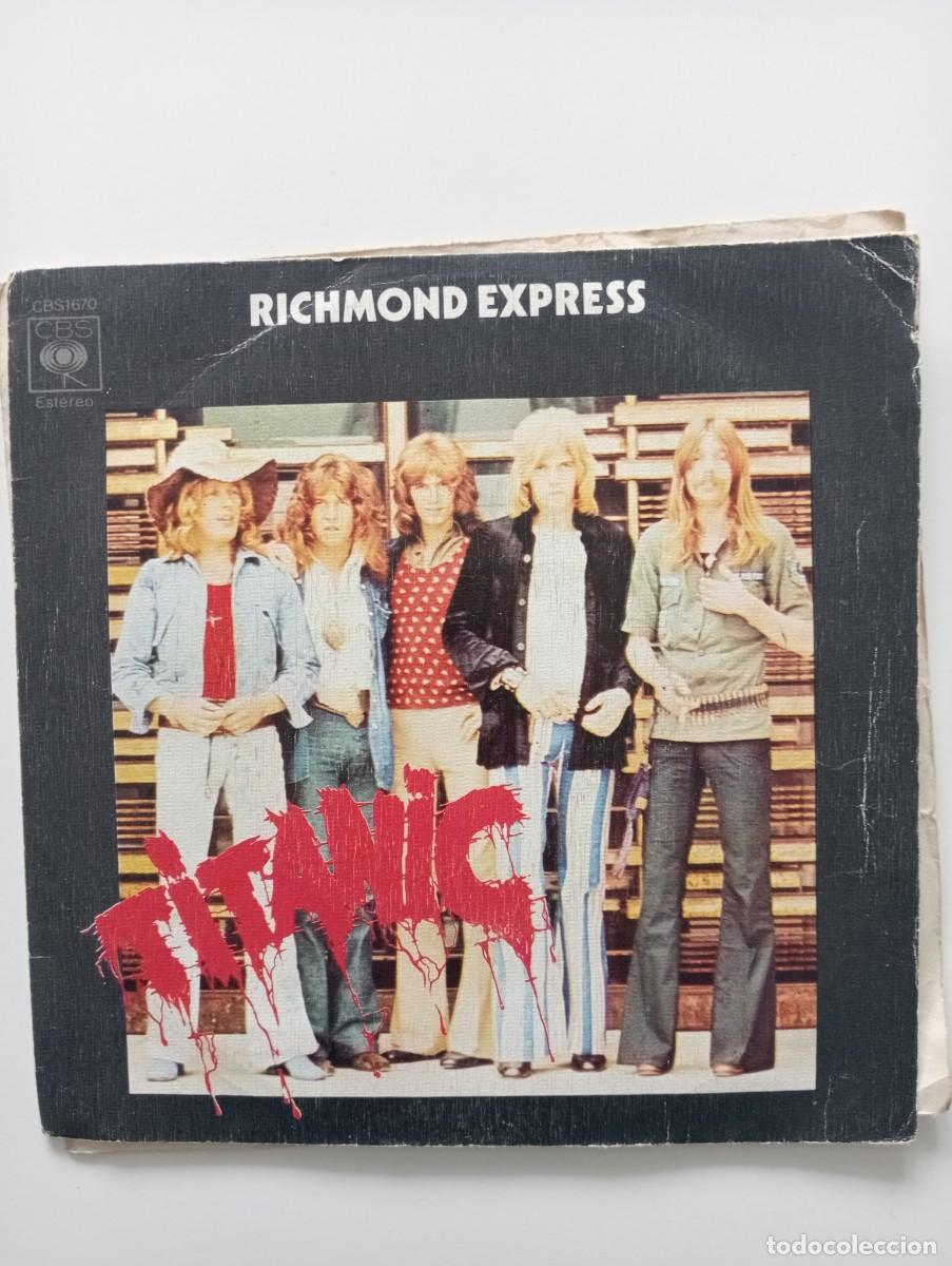 Discos de vinilo: Titanic - Richmond Express (7&rdquo;, Single) 1973 prog rock - Foto 1