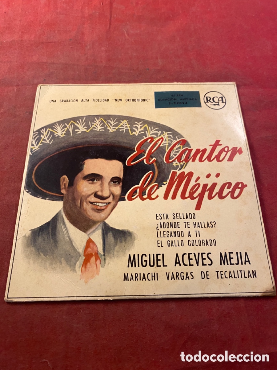 Discos de vinilo: El cantor de M&eacute;jico - Foto 1